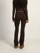 HARLOW HARLOW BROOKE FLARE PANT - CHOCOLATE - Boathouse