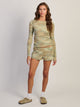 HARLOW WAFLLE CREWNECK MANCHES LONGUES - CAMOUFLAGE
