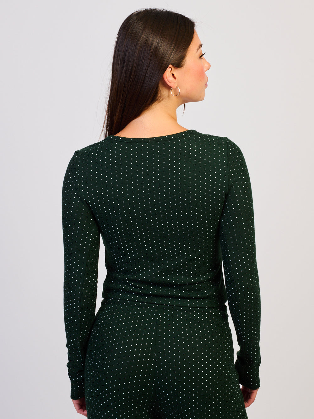 HARLOW HARLOW HOLLY HENLEY LONG SLEEVE - FOREST - Boathouse