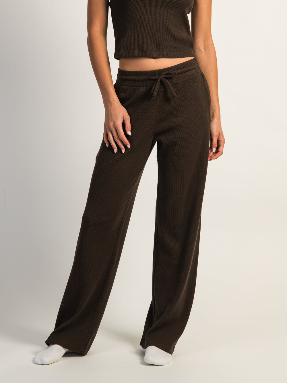 HARLOW WINNIE LOUNGE PANT - CHOCOLATE