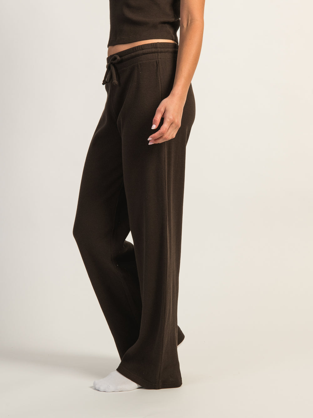 HARLOW WINNIE LOUNGE PANT - CHOCOLATE