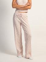 HARLOW WINNIE TEDDY LOUNG PANT - BABY PINK