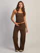 PANTALON HARLOW SUNNI JERSEY - MARRON