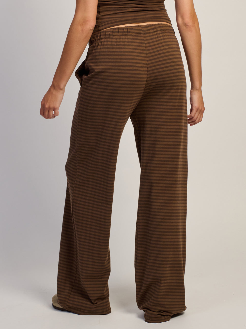 PANTALON HARLOW SUNNI JERSEY - MARRON