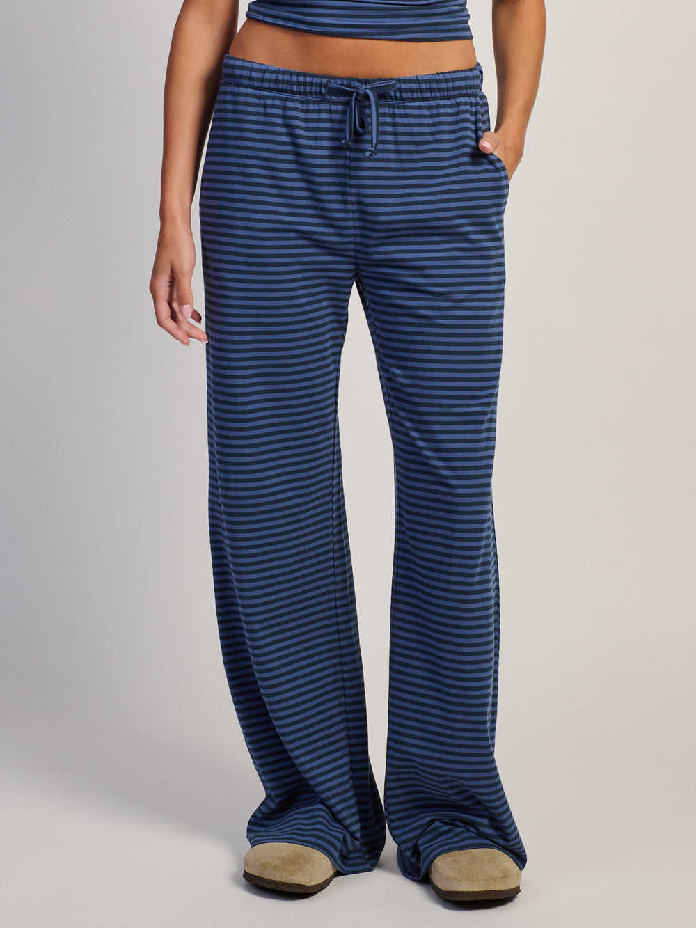 PANTALON HARLOW SUNNI JERSEY - MARINE