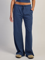 HARLOW SUNNI JERSEY PANT - NAVY