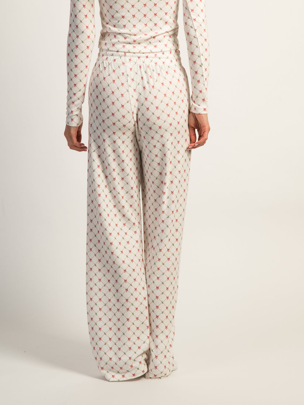 HARLOW HOLLY DITSY PANT - WHITE