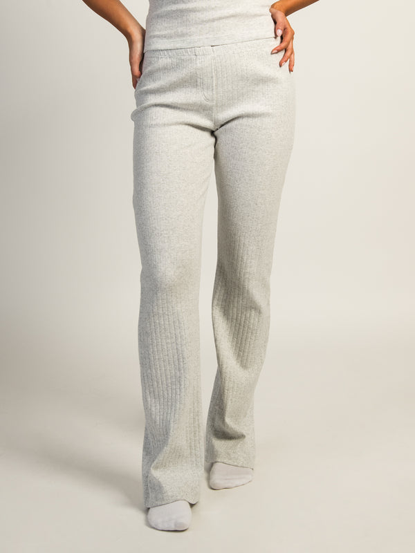 HARLOW PAYTON POINTELLE MELANGE PANT - CLOUD