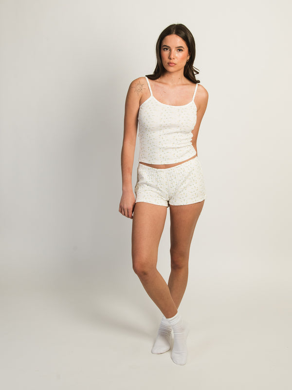 HARLOW MADELINE SHORT - WHITE/YELLOW