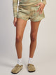 HARLOW HARLOW ALLIE WAFFLE SHORT - CAMOUFLAGE - Boathouse