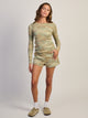 HARLOW HARLOW ALLIE WAFFLE SHORT - CAMOUFLAGE - Boathouse