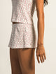 HARLOW HARLOW ALLIE DITSY WAFFLE SHORT - OFF WHITE - Boathouse
