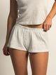 HARLOW HARLOW ALLIE WAFFLE SHORT - MELANGE - Boathouse