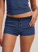 HARLOW BRIAR SHORT - RAYURES - MARINE
