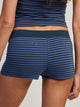 HARLOW BRIAR SHORT - RAYURES - MARINE