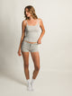 HARLOW HARLOW BRIAR STRIPE SHORT - HEATHER GREY - Boathouse