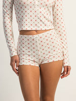 HARLOW HOLLY DITSY SHORT - WHITE