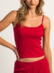 HARLOW HARLOW MALLORY HEART TANK TOP - PORT - Boathouse