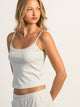 HARLOW HARLOW MALLORY HEART TANK TOP - CLOUD - Boathouse