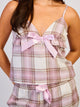 HARLOW PLAID TANK TOP - PINK