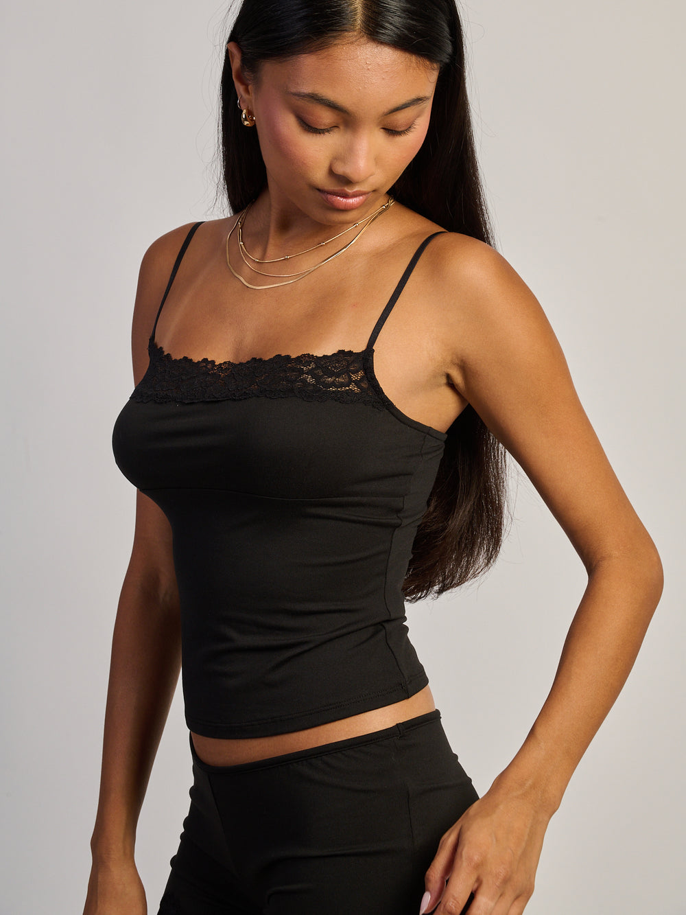 HARLOW HAILEY TANK TOP - BLACK