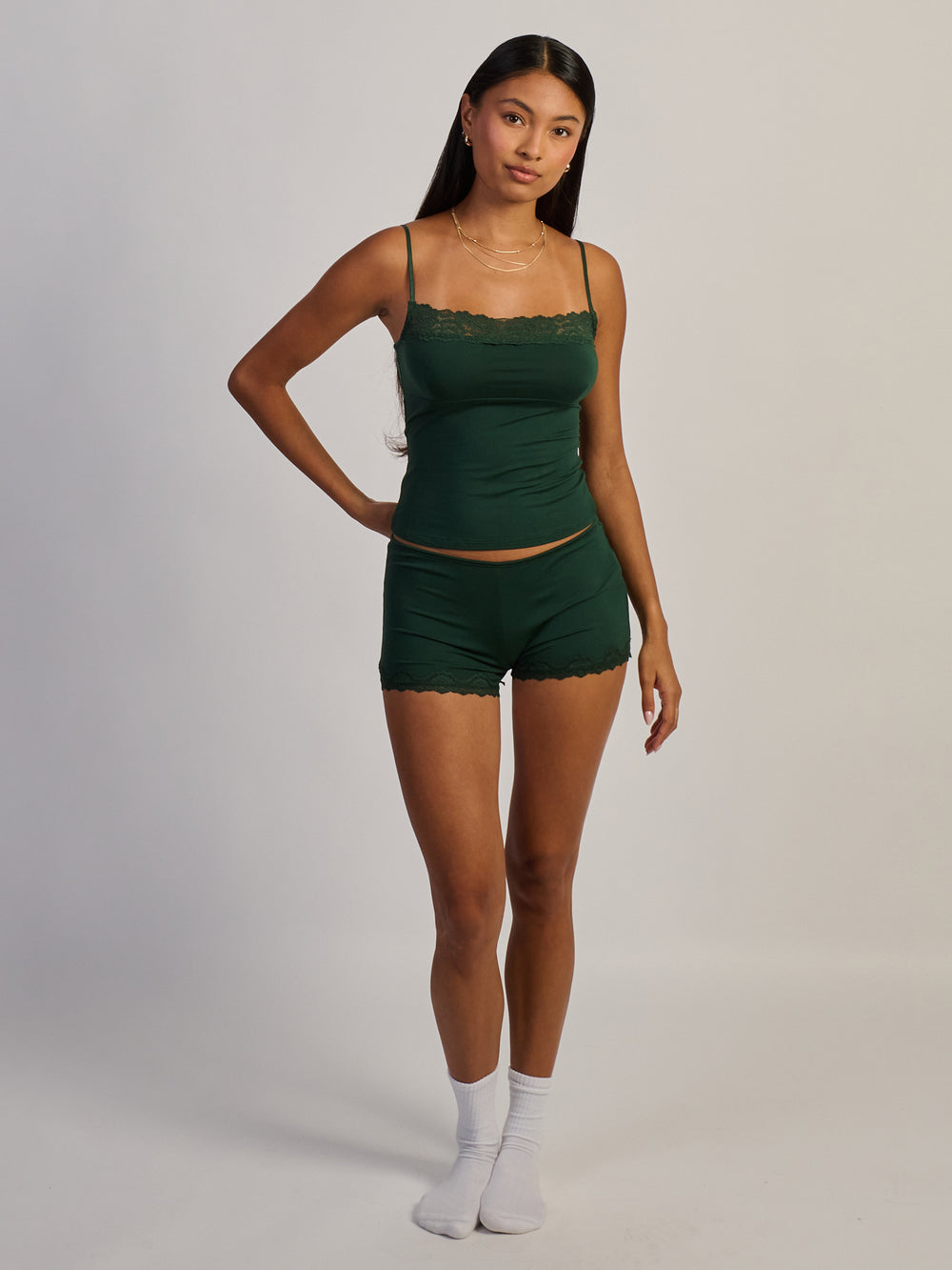 HARLOW HAILEY TANK TOP - FOREST