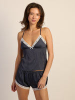 HARLOW VIENNA TOP - NAVY