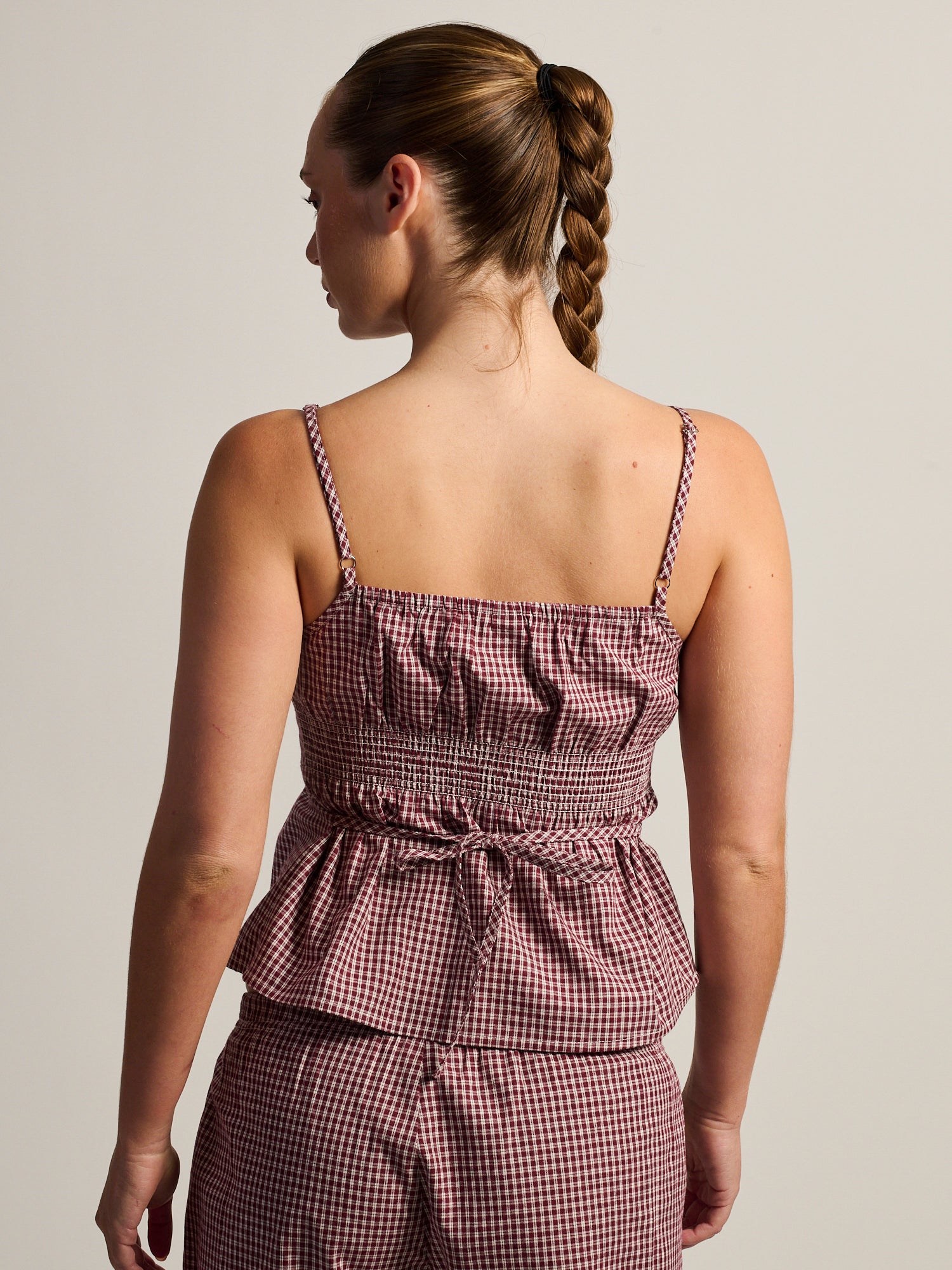 HARLOW POSIE TOP - BURGUNDY