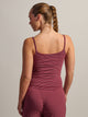 HARLOW HARLOW BRIAR STRIPE TANK TOP - BURGUNDY - Boathouse