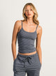 HARLOW BRIAR STRIPED TANK - INDIGO