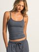 HARLOW BRIAR STRIPED TANK - INDIGO