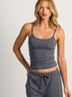 HARLOW BRIAR STRIPED TANK - INDIGO
