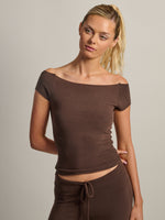 T-SHIRT HARLOW PENNY - BRUN