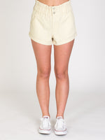 HARLOW PAPERBAG DENIM SHORT - CLEARANCE