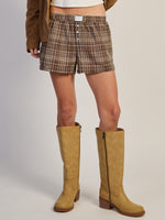 SHORT BOXER HARLOW TAYLOR - BRUN