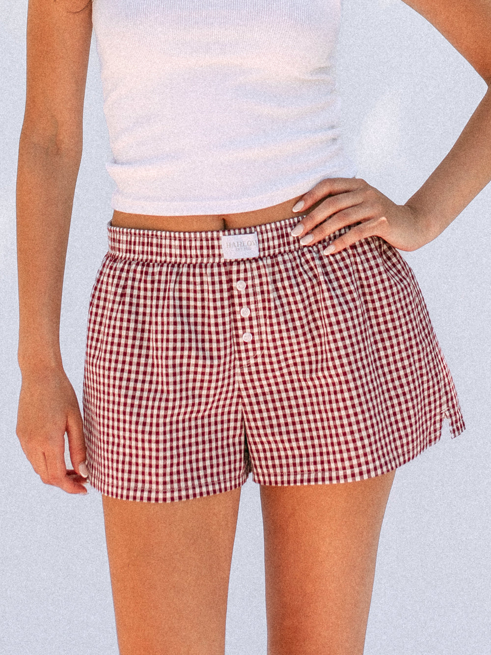 SHORT BOXER HARLOW TAYLOR - BORDEAUX