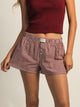 HARLOW HARLOW TAYLOR BOXER SHORT - BURGUNDY - Boathouse
