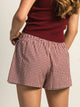 HARLOW HARLOW TAYLOR BOXER SHORT - BURGUNDY - Boathouse