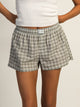 HARLOW HARLOW TAYLOR BOXER SHORT - GREY/WHITE - Boathouse