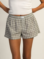 HARLOW TAYLOR BOXER SHORT - GREY/WHITE