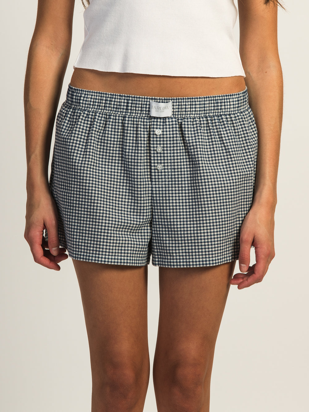 HARLOW TAYLOR BOXER SHORT - NAVY/WHITE