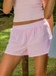 HARLOW HARLOW TAYLOR BOXER SHORT - PINK/WHITE - Boathouse