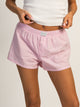 HARLOW HARLOW TAYLOR BOXER SHORT - PINK/WHITE - Boathouse