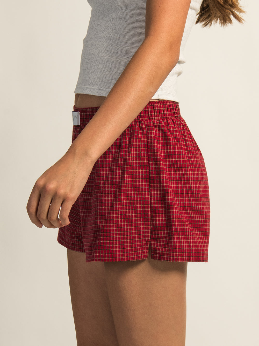 SHORT BOXER HARLOW TAYLOR - ROUGE