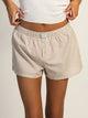 HARLOW TAYLOR BOXER SHORT - TAUPE