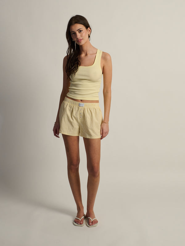 SHORT BOXER HARLOW TAYLOR - JAUNE