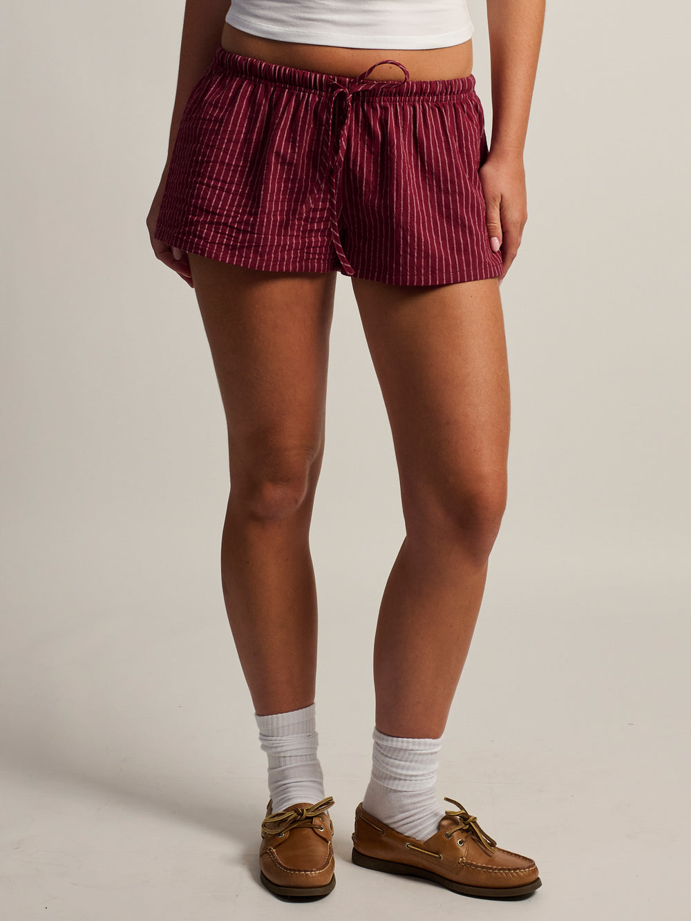 HARLOW TOMMY BOXER SHORT - BURGUNDY
