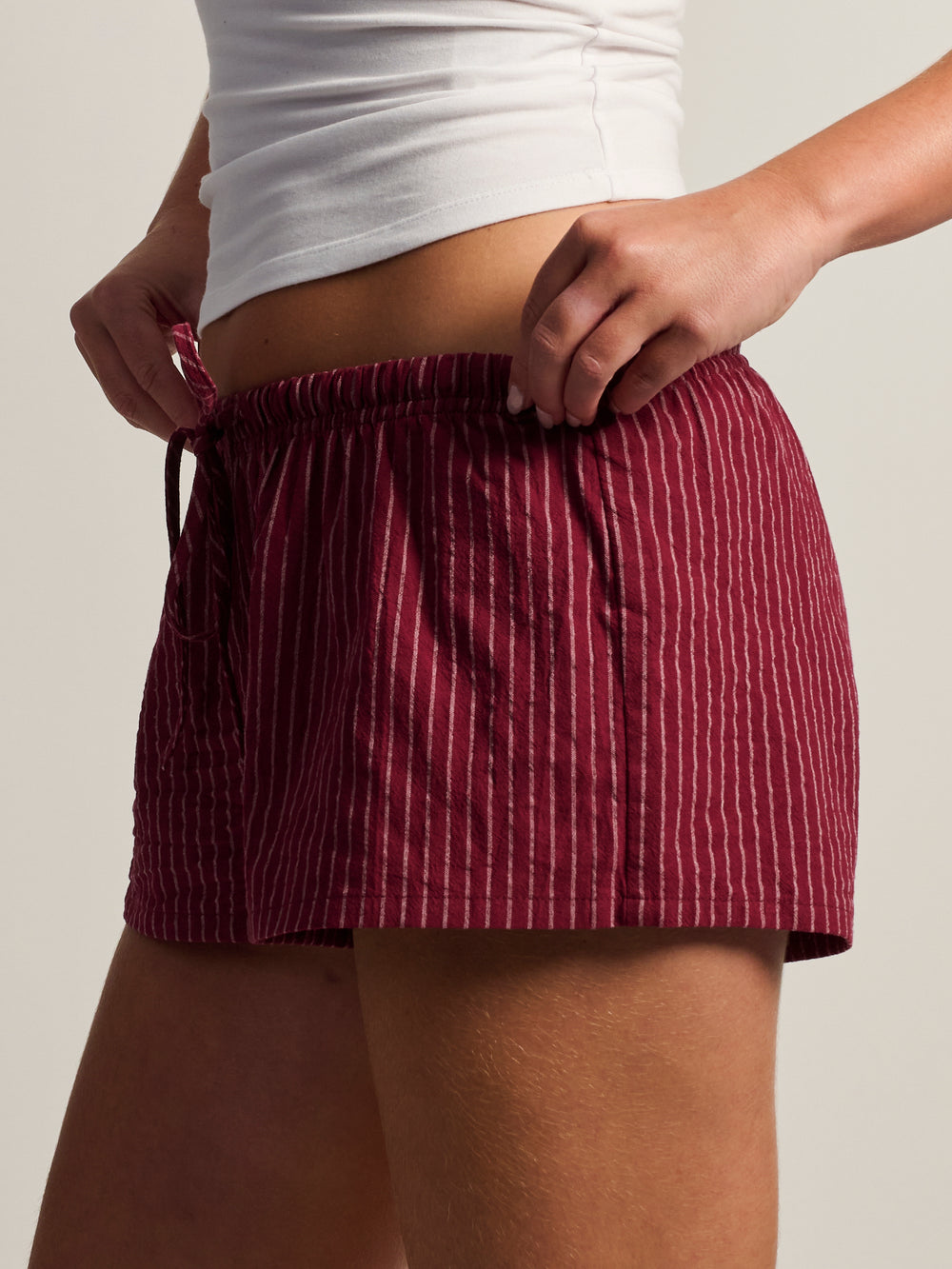 HARLOW TOMMY BOXER SHORT - BURGUNDY