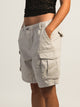 HARLOW HARLOW BAGGY CARGO SHORT - TAUPE - Boathouse