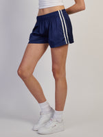 HARLOW SPICE SHORT - NAVY/WHITE